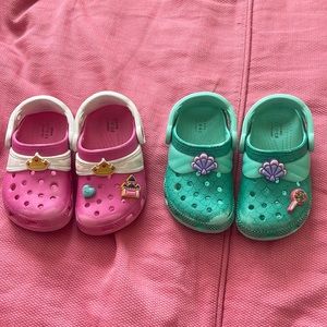 Disney princess crocs